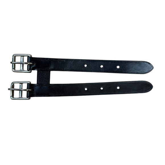 NWOT Leather Girth Extender Darker Havana Brown - Picture 1 of 3